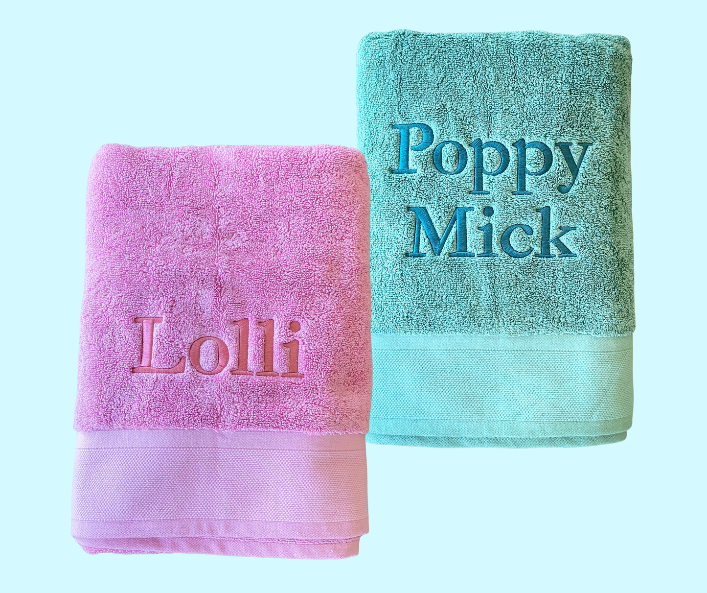 Personalised Bath Sheet,  Lotus Range