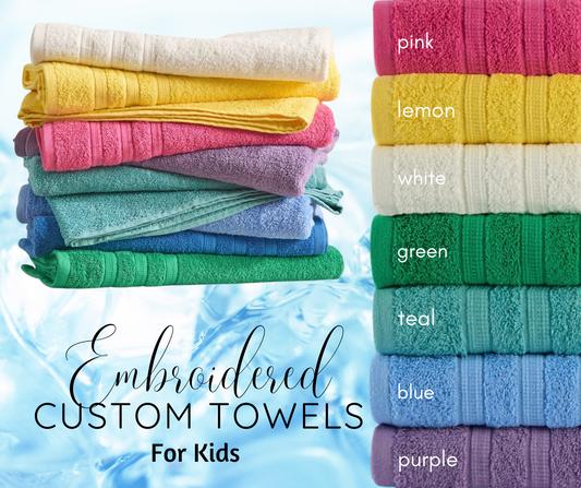 Embroidered Kids Towel