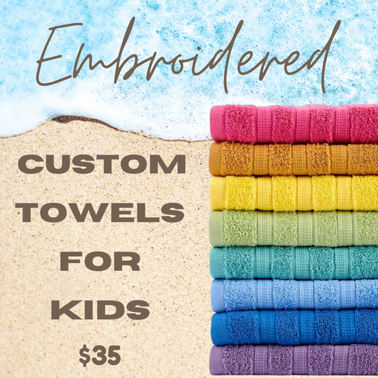 Embroidered Kids Towel