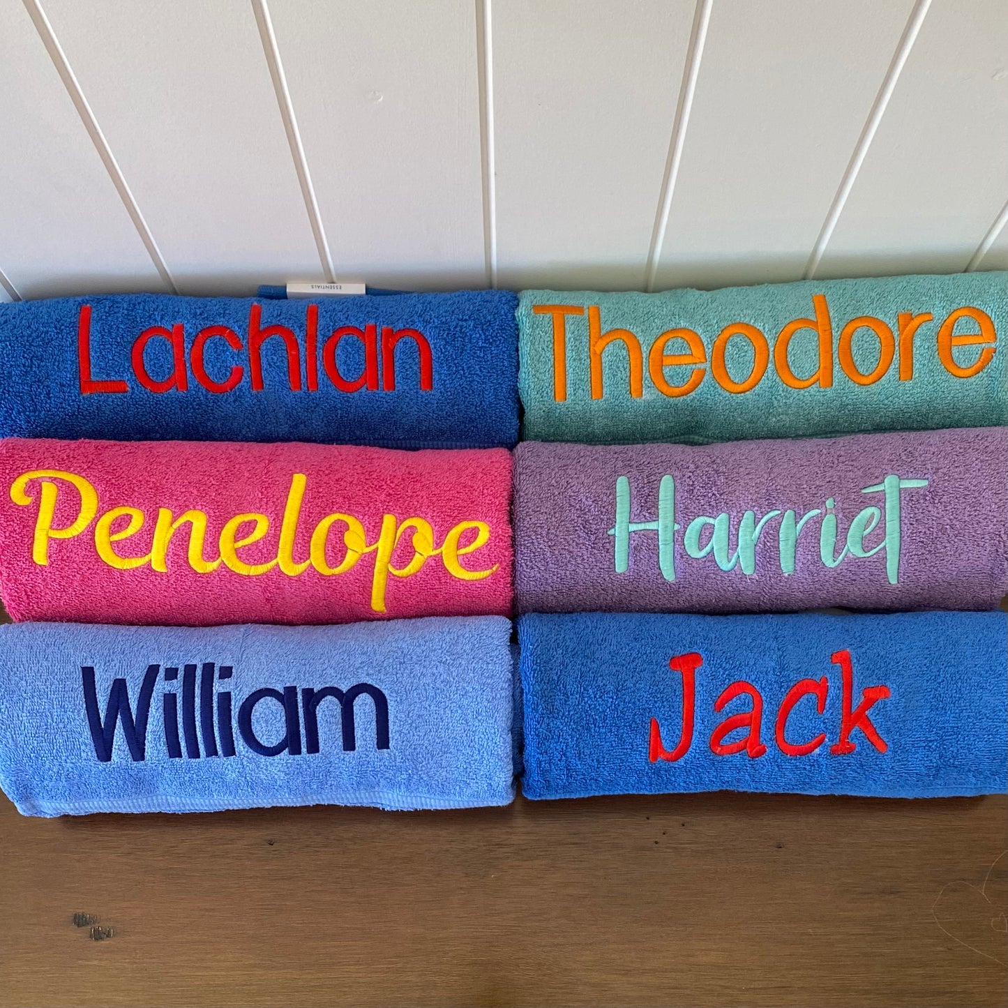 Embroidered Kids Bath Sheet
